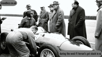 during the wwii f1 ferrari's got stuck in nj