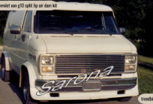 1984 chevrolet van g10 split lip air dam kit