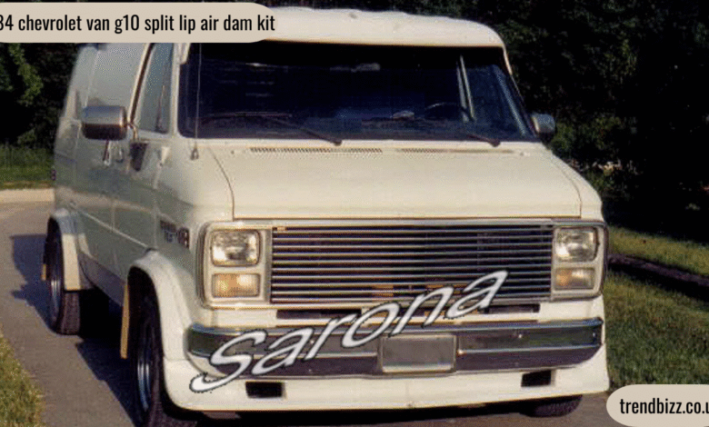 1984 chevrolet van g10 split lip air dam kit