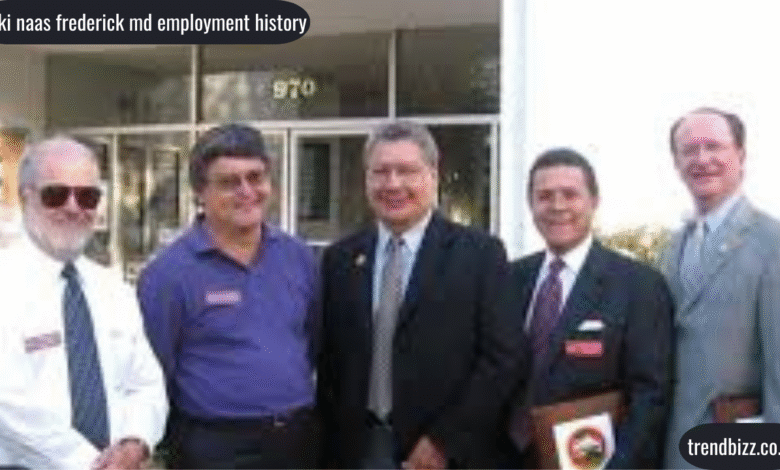 vicki naas frederick md employment history