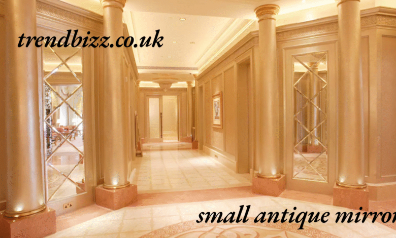 small antique mirror