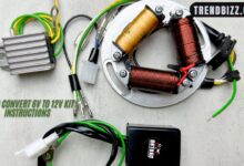 dt100 convert 6v to 12v kit instructions