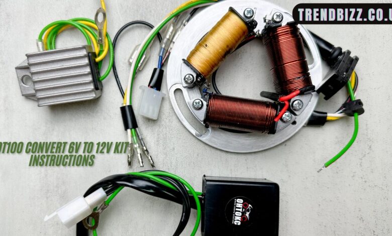 dt100 convert 6v to 12v kit instructions