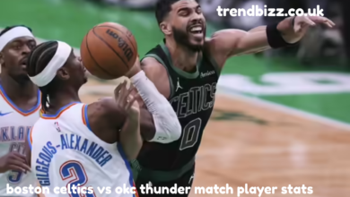 boston celtics vs okc thunder match player stats