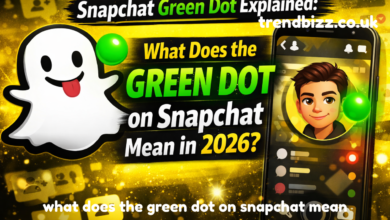 what does the green dot on snapchat mean